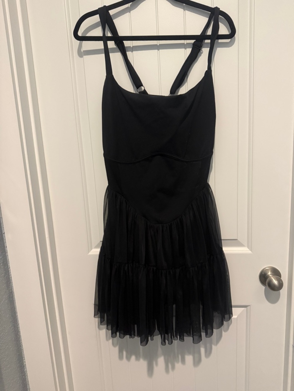 POPFLEX Black Activewear dress